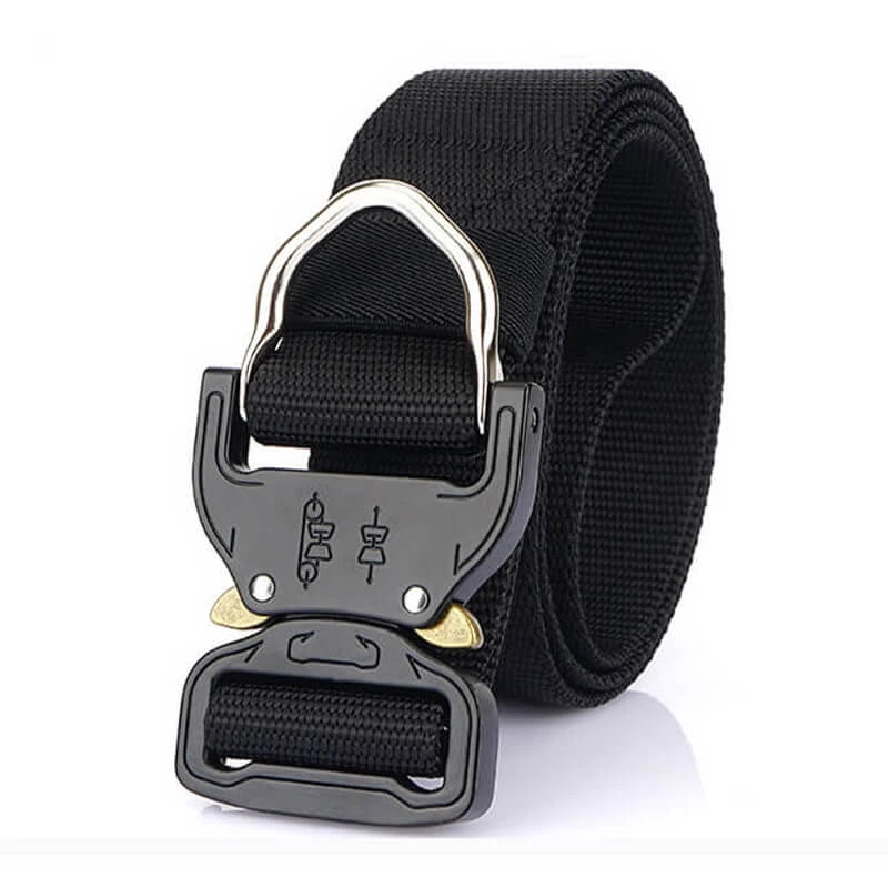 Tactical Rescue Work Solid Fabric Nylon Outdoor Belt