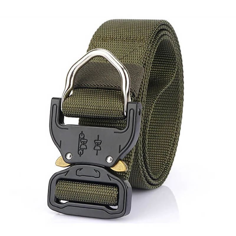 Tactical Rescue Work Solid Fabric Nylon Outdoor Belt