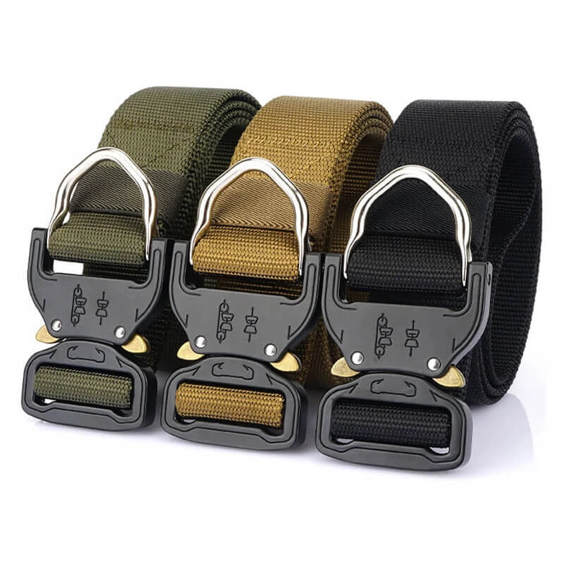 Tactical Rescue Work Solid Fabric Nylon Outdoor Belt