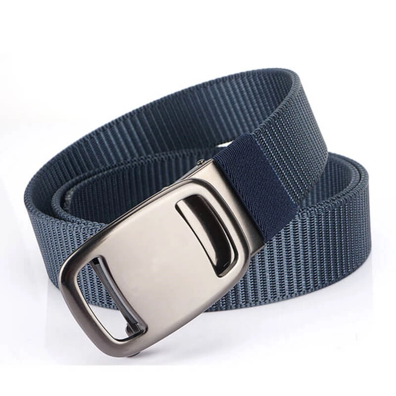 Dress Casual Automatic Outdoor Nylon Belts for Men