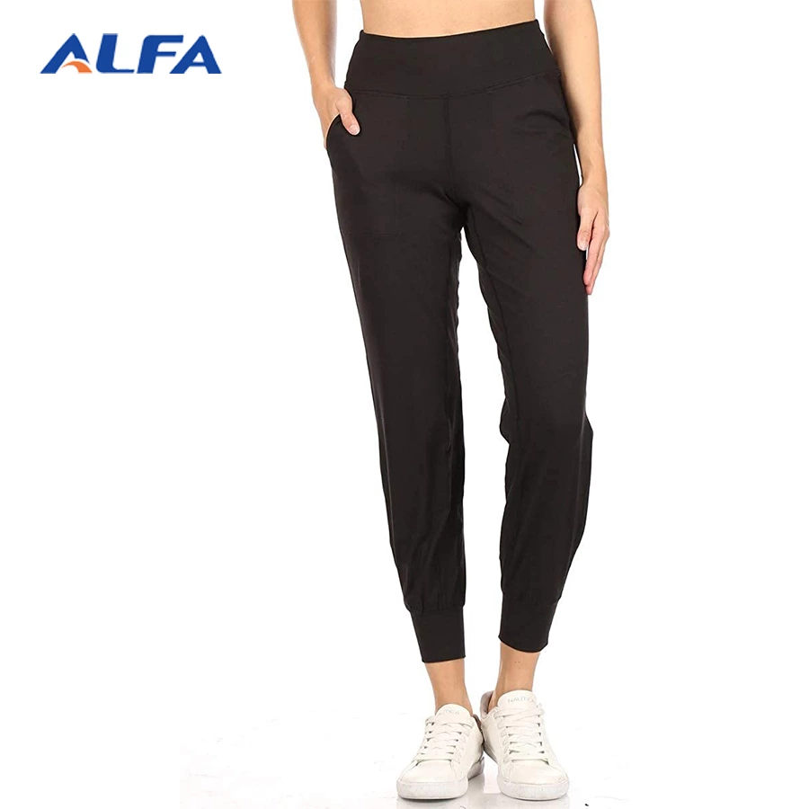 ALFA Ladies Compression Running Casual Leggings with Pockets