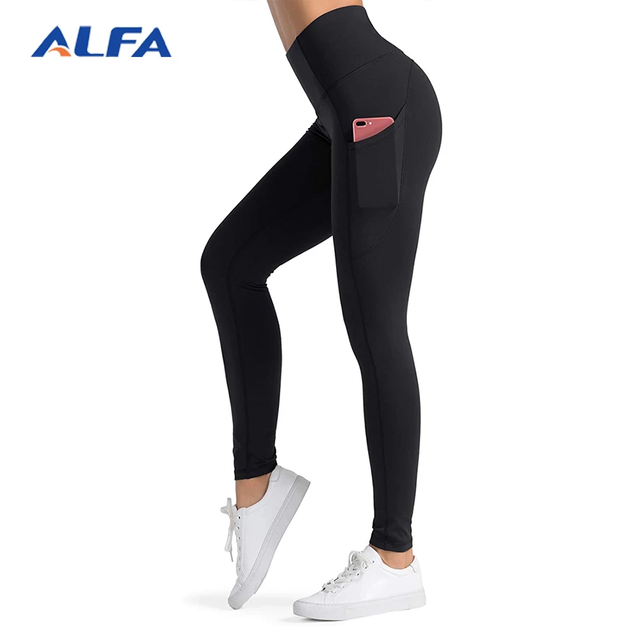 ALFA Workout Leggings Butt Lifting with Pockets for Women